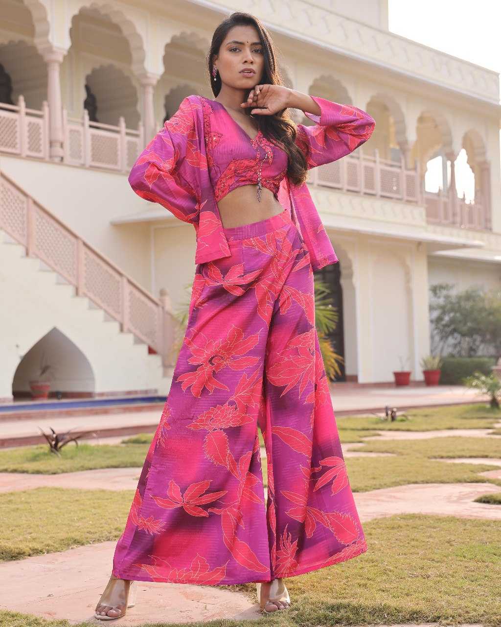 Ynf Pure Silk KESH643 20109 Suits & Dresses Festive Collections Wholesale Indo Western Dresses Printed Dresses Silk Dresses Manufacturer- Kapda Export