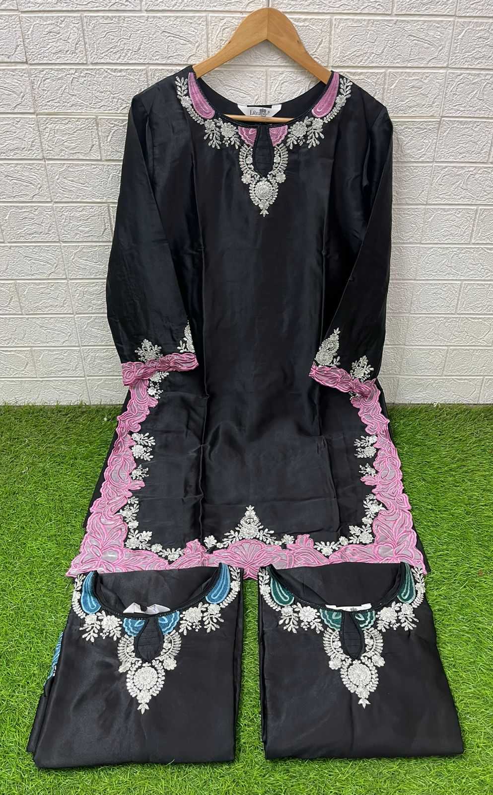 Ynf Satin KESH530 Laxuria 1547 Kurti Wholesale Festive Kurtis Ethnic Kurtis White Kurtis Manufacturer- Kapda Export