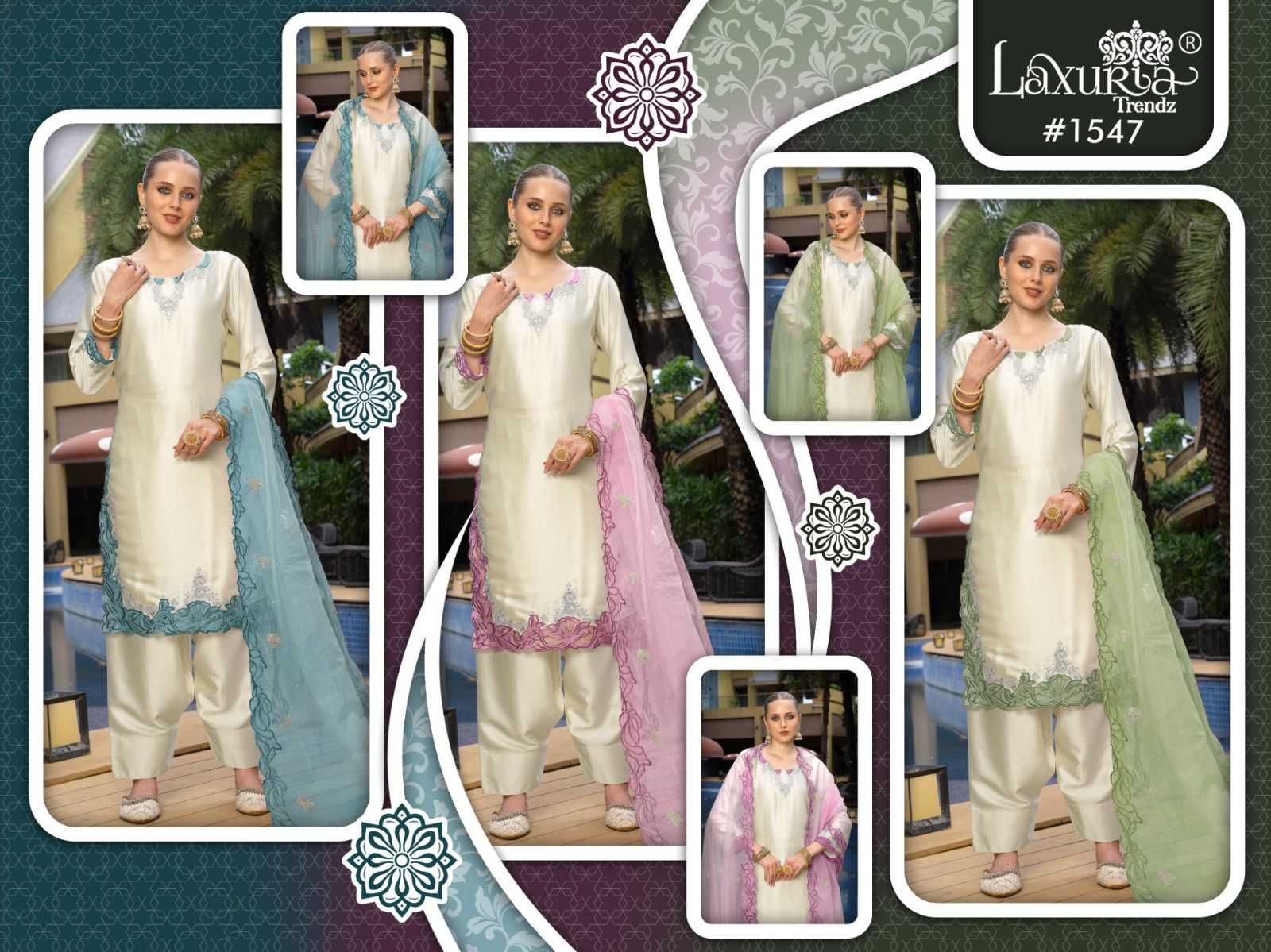 Ynf Satin KESH530 Laxuria 1547 Kurti Wholesale Festive Kurtis Ethnic Kurtis White Kurtis Manufacturer- Kapda Export