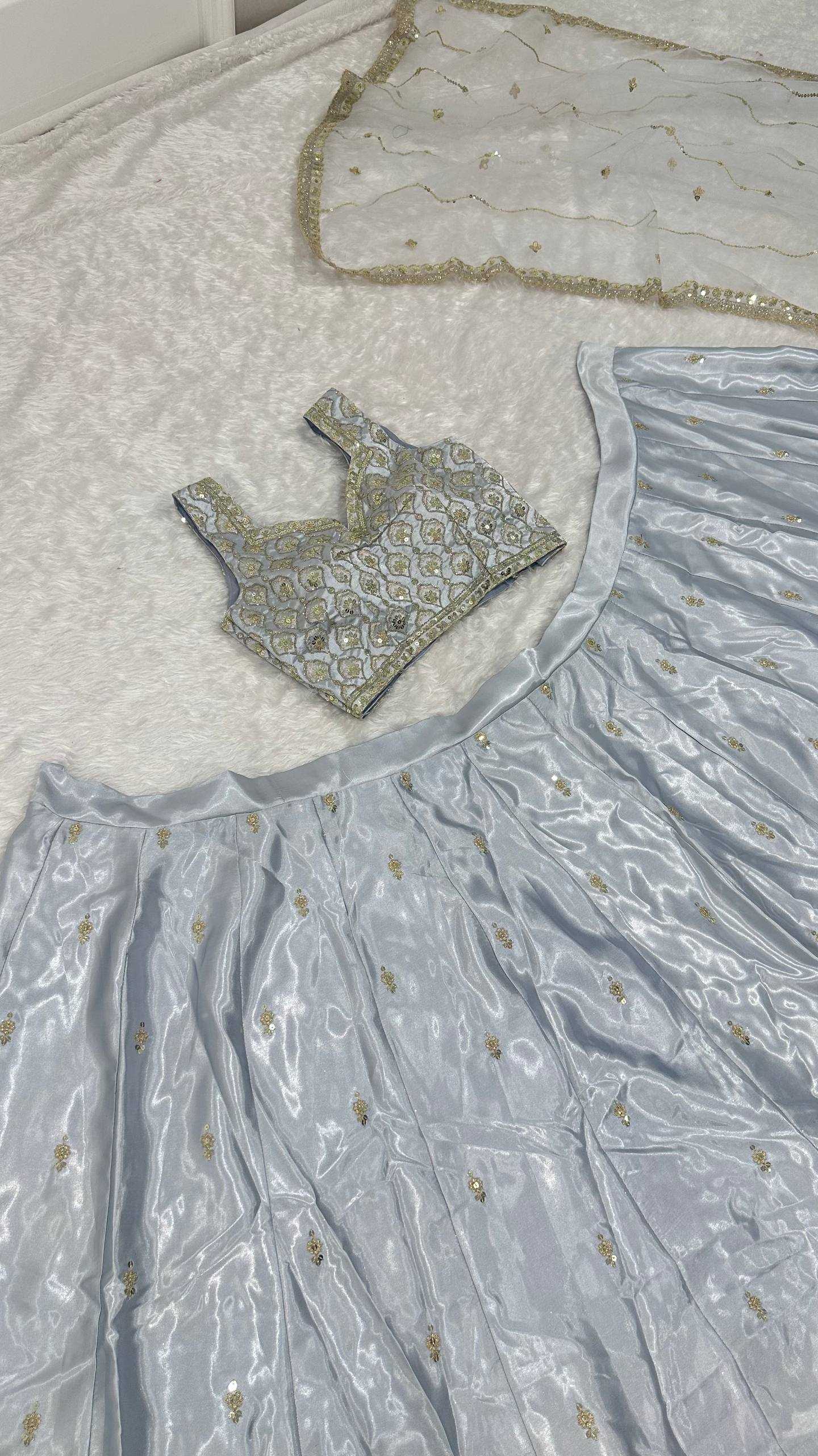 Ynf Satin Silk RIN213 364 Lehengas Wholesale Fancy Lehenga Bridal Lehenga Satin Lehenga Manufacturer- Kapda Export