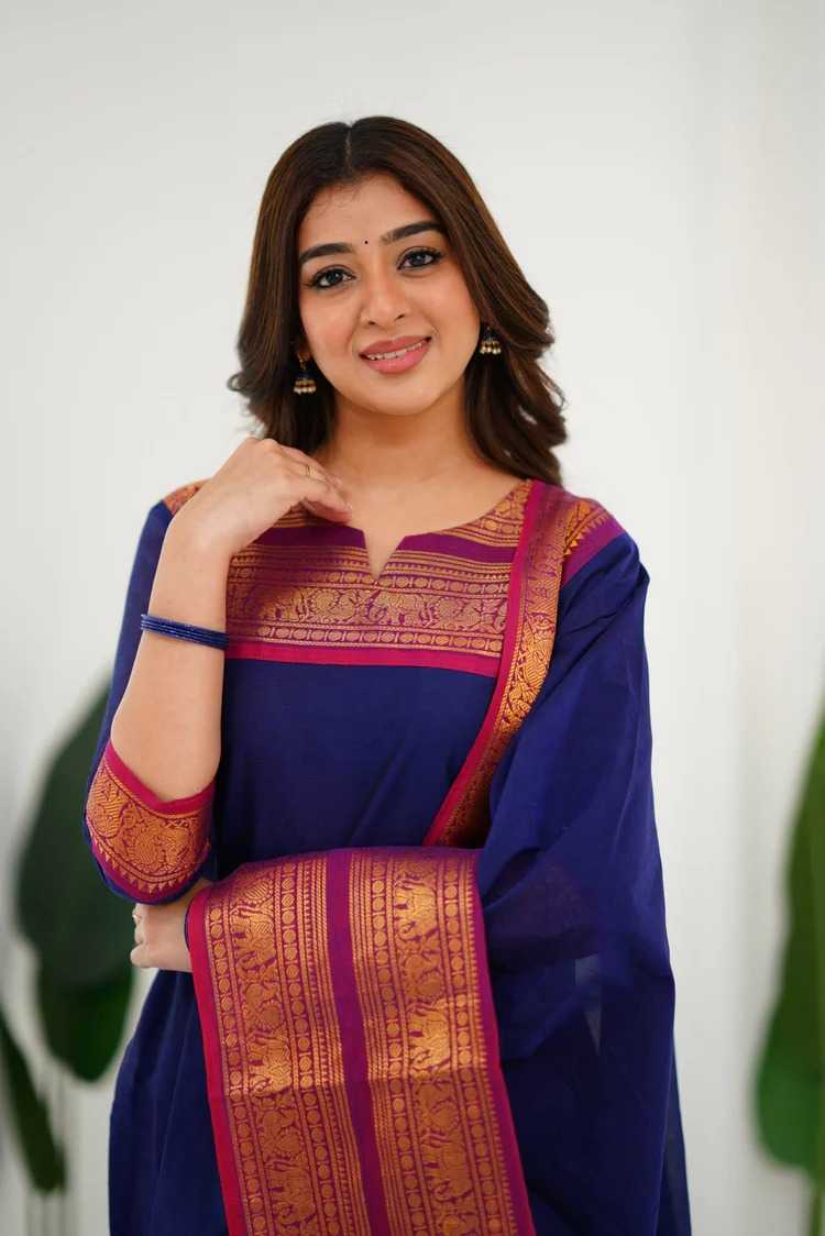 Ynf Silk Cotton RIN235 Lajja Suits & Dresses Festive Collections Wholesale Ladies Silk Suit Straight Cut Suits Casual Dresses Manufacturer- Kapda Export