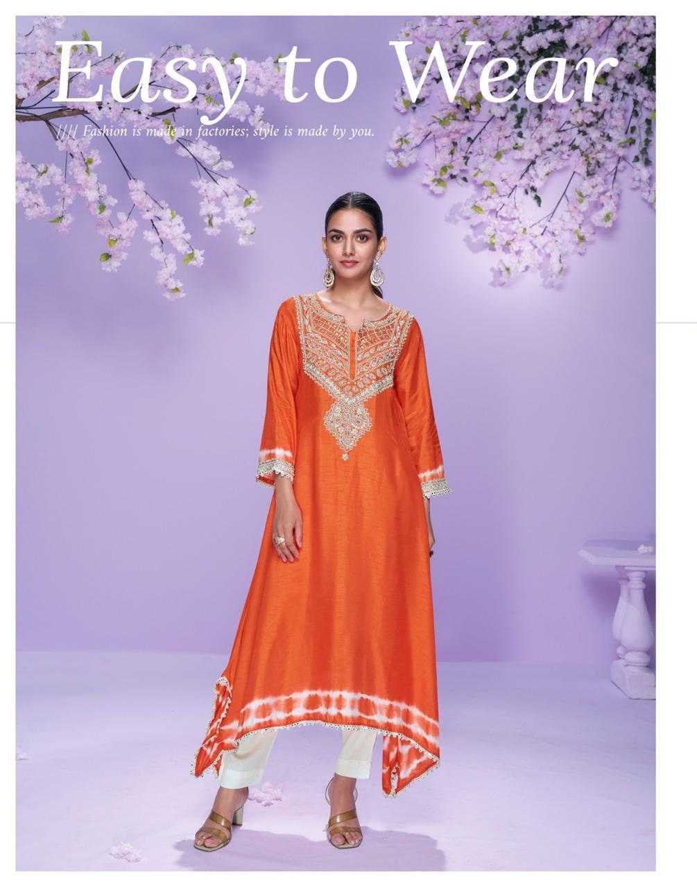 Ynf Silk KESH481 1299 Kurti Wholesale Kurtis With Bottom Fancy Kurti Embroidered Kurtis Manufacturer- Kapda Export