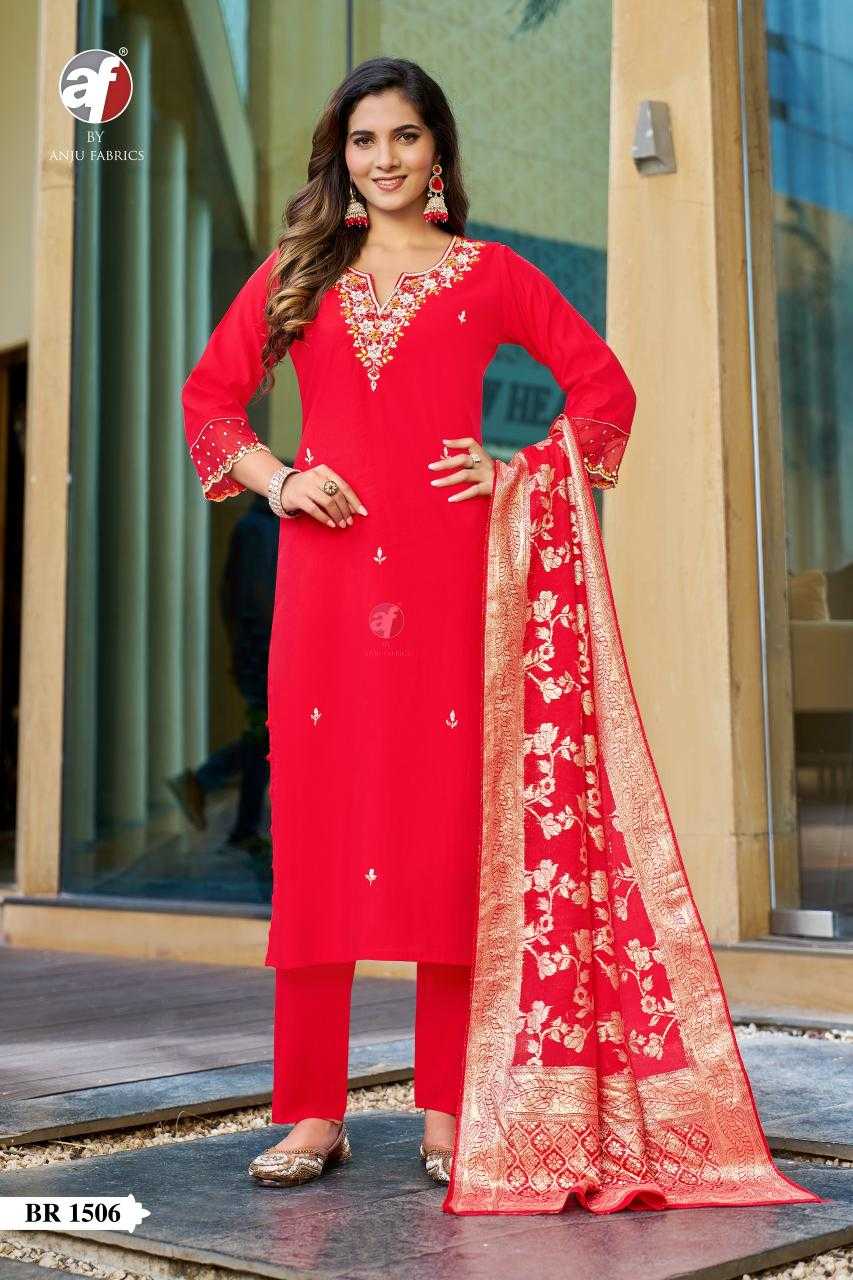 Ynf Silk KESH530 ANUJ 1510 Kurti Wholesale Festive Kurtis Party Wear Kurtis Red Kurtis Manufacturer- Kapda Export