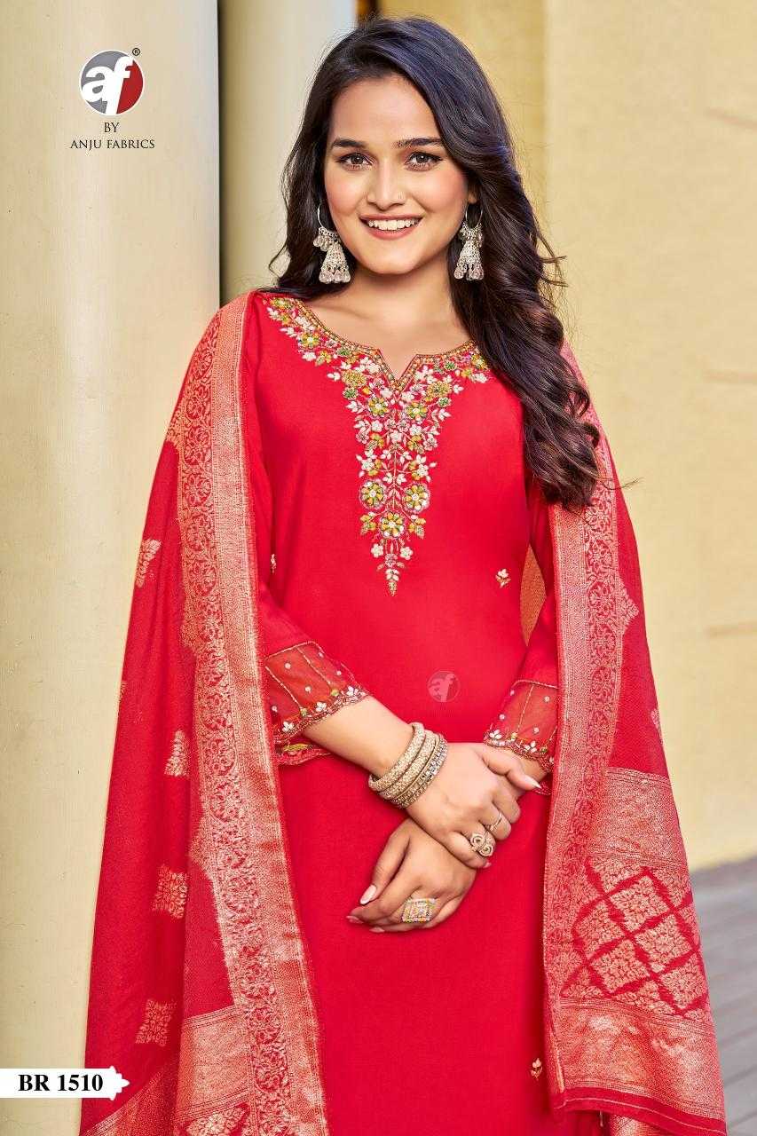 Ynf Silk KESH530 ANUJ 1510 Kurti Wholesale Festive Kurtis Party Wear Kurtis Red Kurtis Manufacturer- Kapda Export