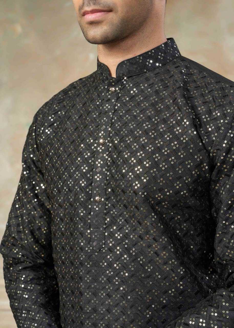 Ynf Silk KESH650 Venmer Vol 139 Mens Wear Wholesale Mens Kurta Pyjama Silk Kurta Men Wedding kurta Manufacturer- Kapda Export