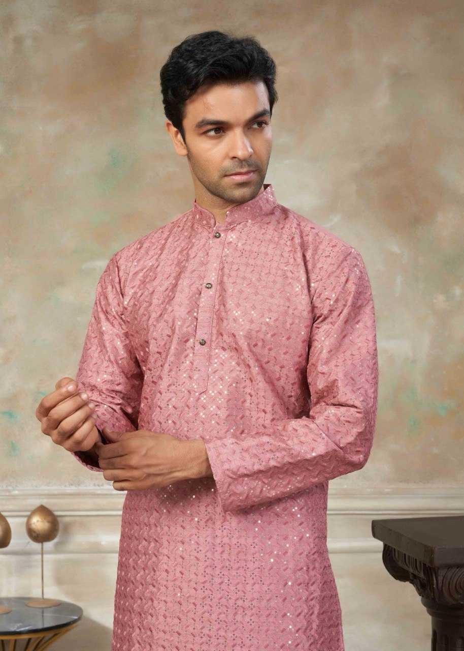 Ynf Silk KESH650 Venmer Vol 139 Mens Wear Wholesale Mens Kurta Pyjama Silk Kurta Men Wedding kurta Manufacturer- Kapda Export