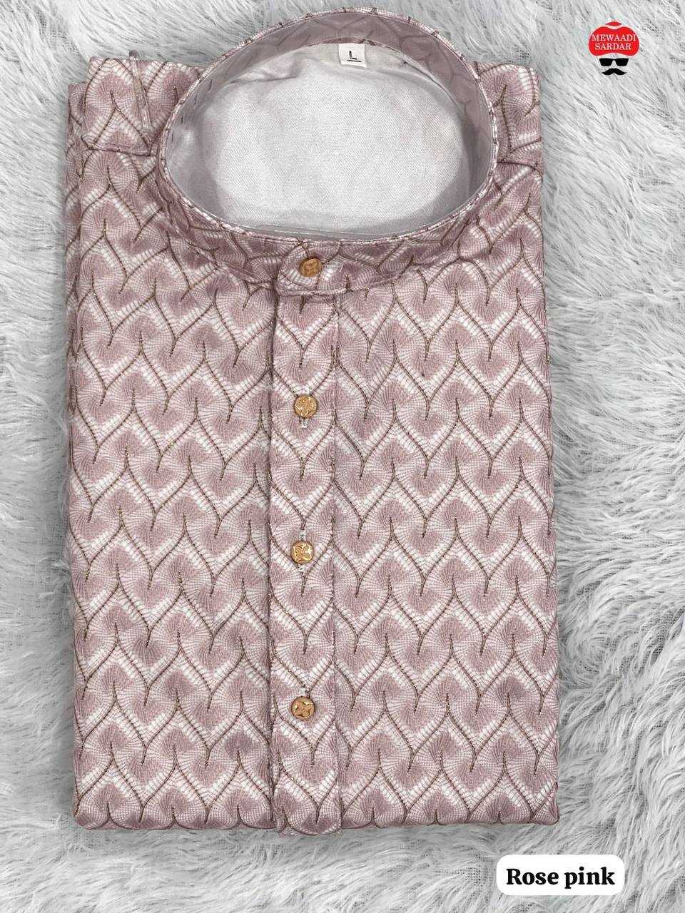 Ynf Silk RIN125 Dhurandhar Mens Wear Festive Collections Wholesale Mens Kurta Pyjama Casual Wear Silk Kurta Manufacturer- Kapda Export