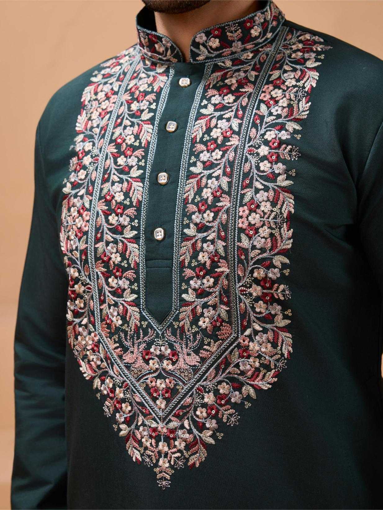 Ynf Silk RIN202 ROYAL LOOK Mens Wear Wholesale Mens Kurtas Mens Kurta Pyjama Silk Kurta Manufacturer- Kapda Export