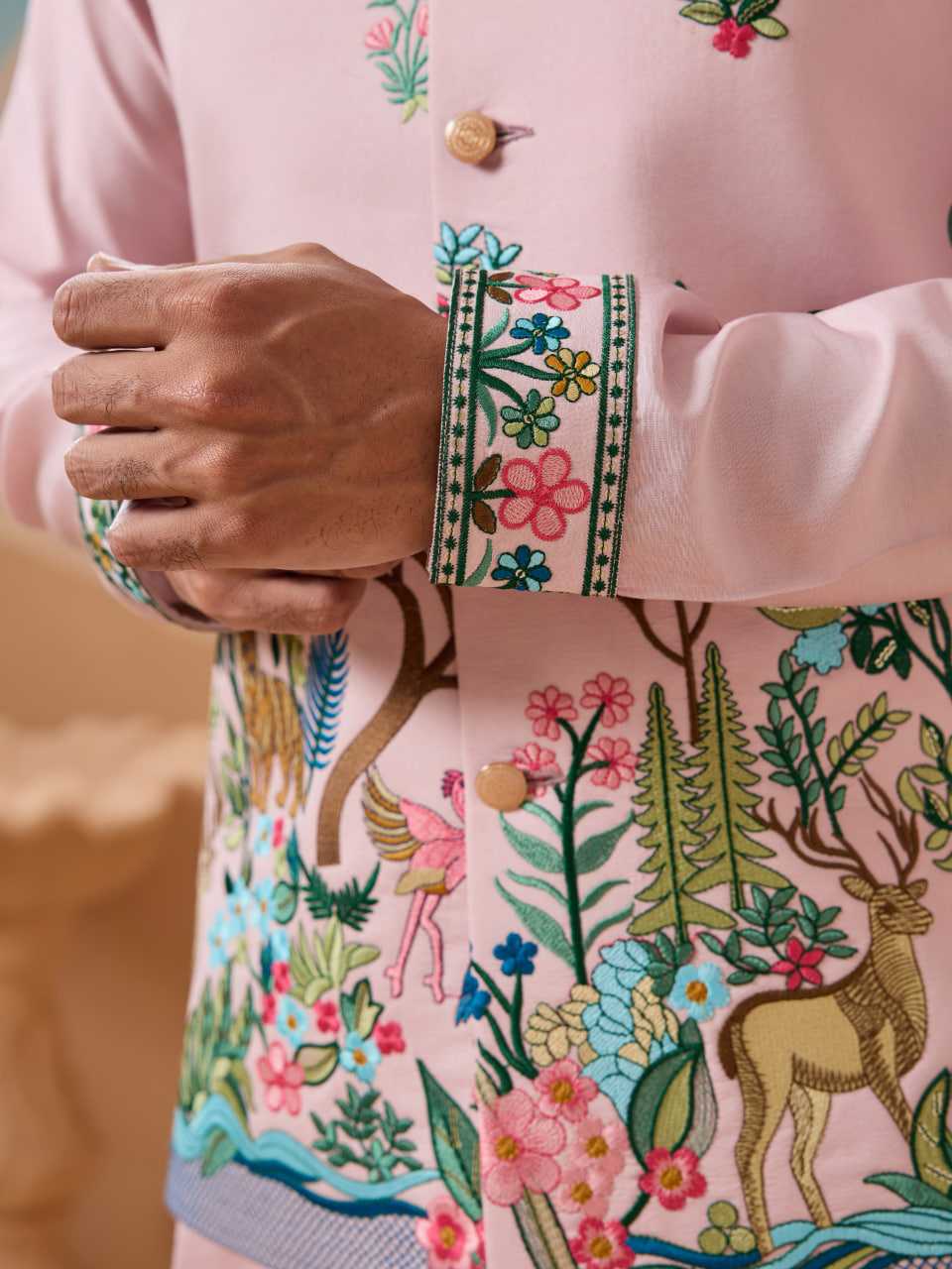 Ynf Silk RIN202 SHUBHVASTRA VANTARA 61591 Mens Wear Festive Collections Wholesale Mens Kurta Pyjama Silk Kurta Men Wedding kurta Manufacturer- Kapda Export