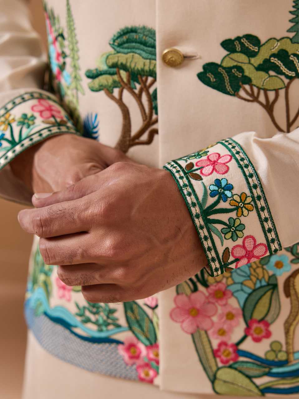 Ynf Silk RIN202 SHUBHVASTRA VANTARA 61591 Mens Wear Festive Collections Wholesale Mens Kurta Pyjama Silk Kurta Men Wedding kurta Manufacturer- Kapda Export