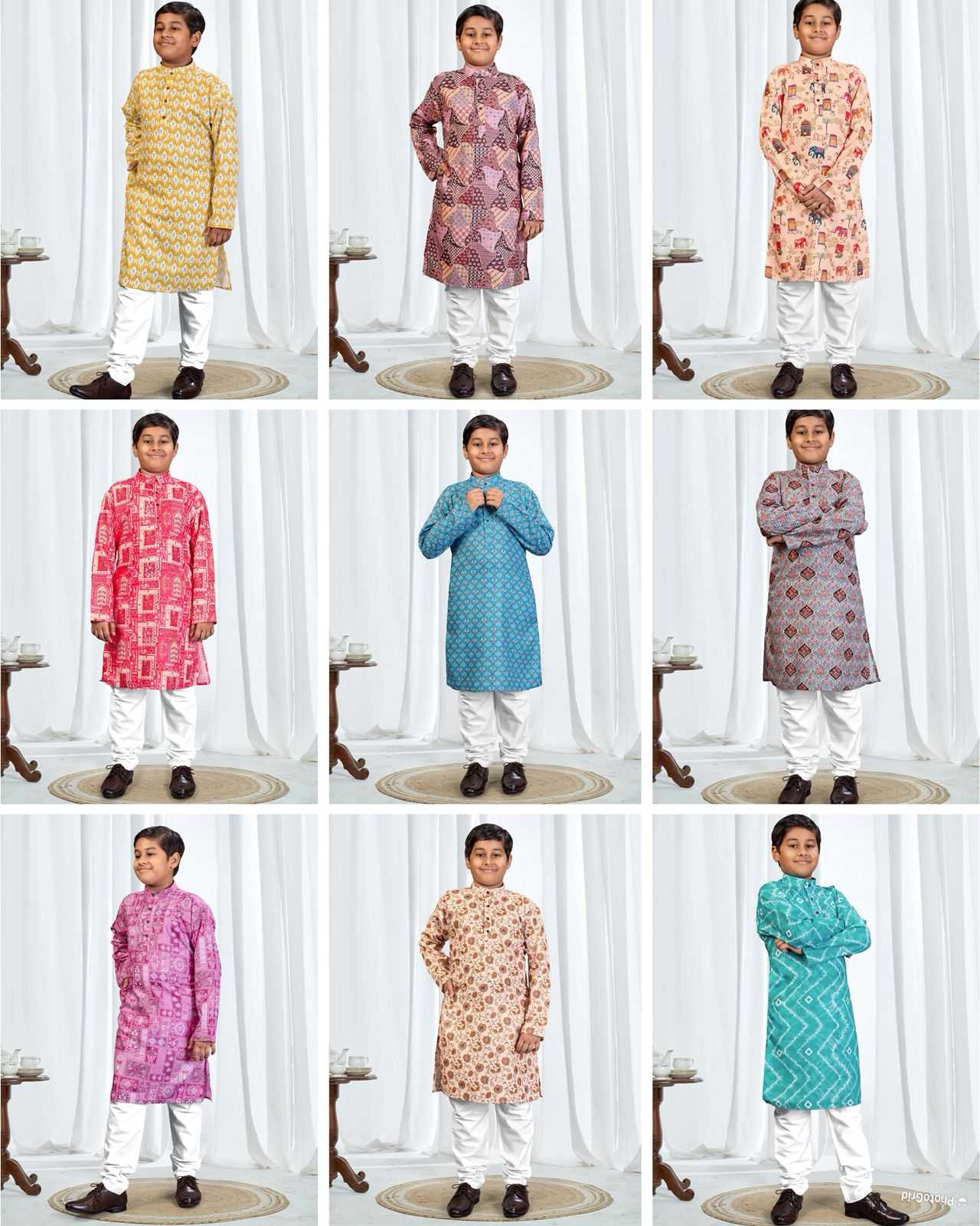 Ynf Soft Cotton KESH481 Ethnicity Mens Wear Kids Wear Festive Collections Wholesale Mens Kurta Pyjama Kids Kurta Pajama Kids Festive Wear Manufacturer- Kapda Export