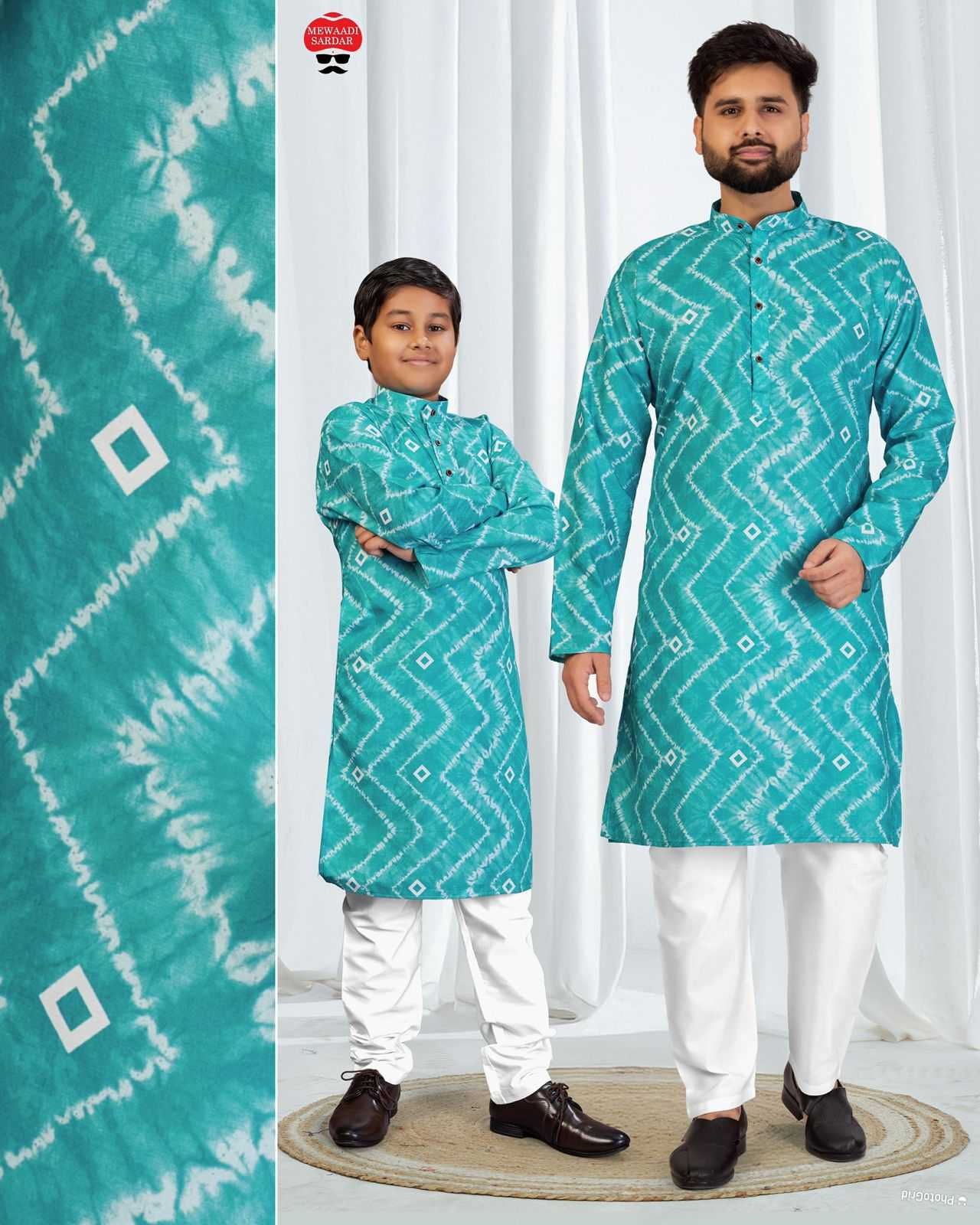Ynf Soft Cotton KESH481 Ethnicity Mens Wear Kids Wear Festive Collections Wholesale Mens Kurta Pyjama Kids Kurta Pajama Kids Festive Wear Manufacturer- Kapda Export