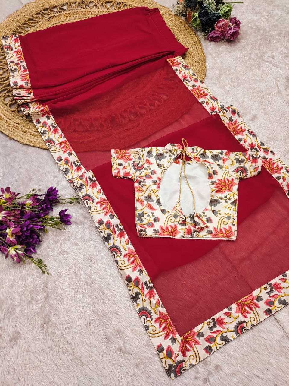 Ynf Soft Dola KESH505 008 Kids Wear Wholesale Kids Saree Dress Kids Traditional Outfits Kids Festive Wear Manufacturer- Kapda Export