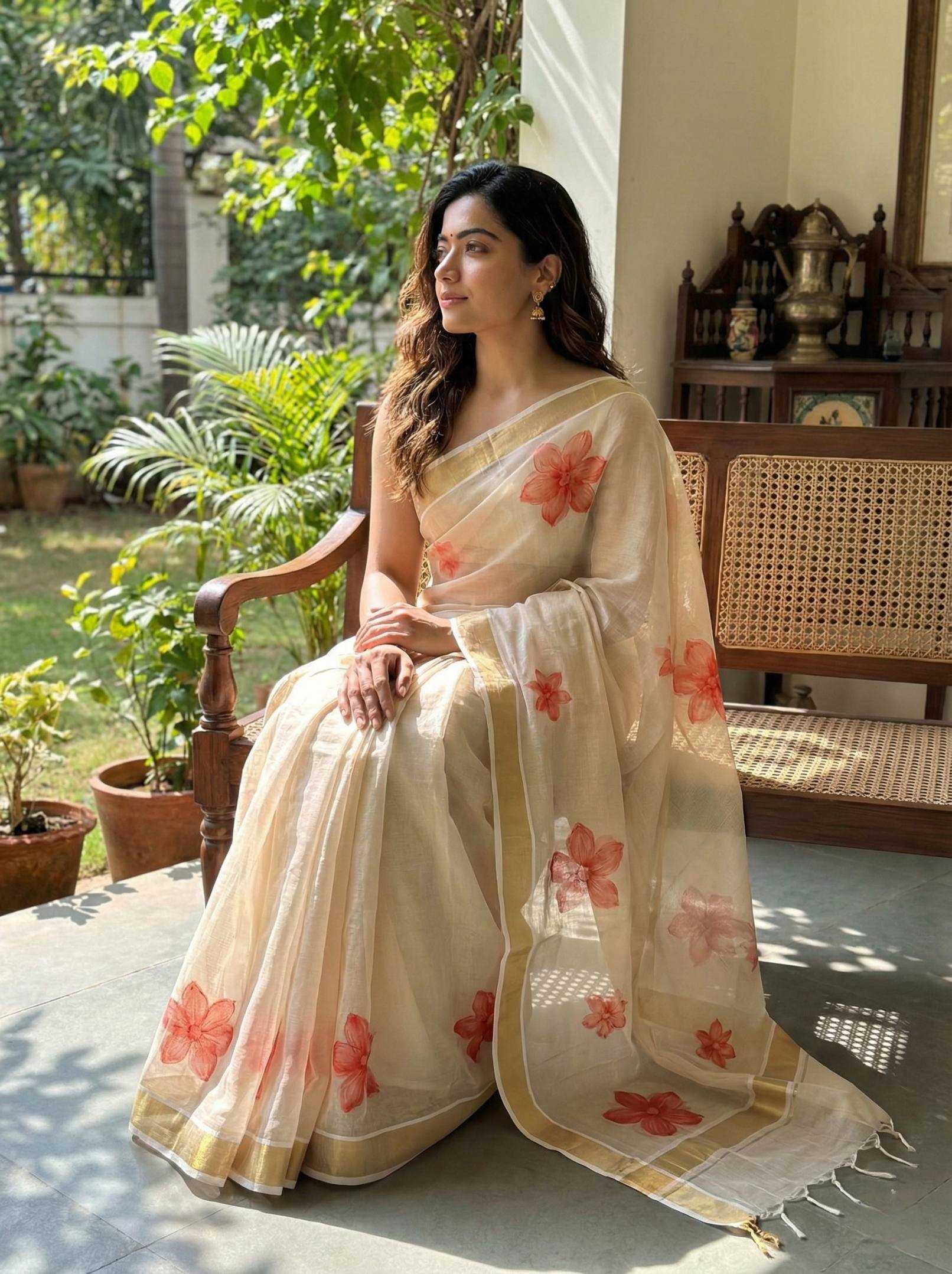 Ynf Soft Tissue KESH485 53 Sarees Bollywood Collections Festive Collections Wholesale Tissue Silk Saree Rashmika Mandanna Collections Sarees With Blouse Manufacturer- Kapda Export