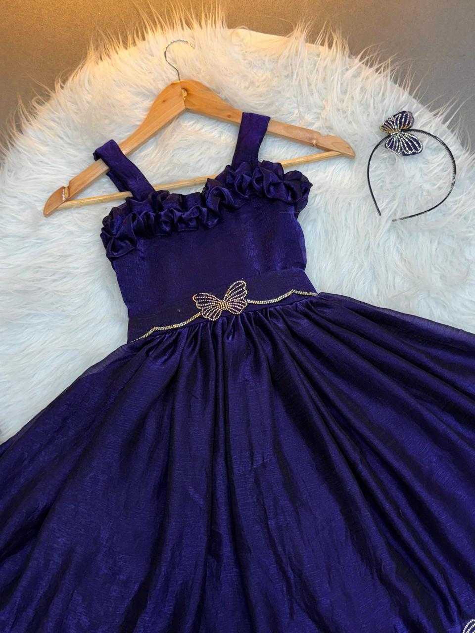 Ynf Space Silk KESH503 8119 Kids Wear Wholesale Kids Frocks Kids Designer Frock Kids Party Wear Ethnic Manufacturer- Kapda Export