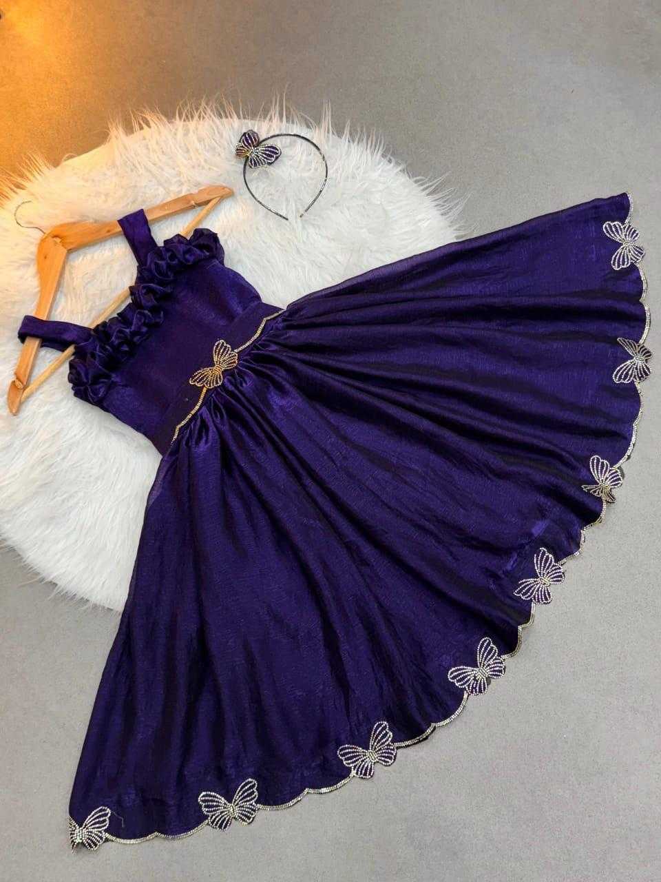 Ynf Space Silk KESH503 8119 Kids Wear Wholesale Kids Frocks Kids Designer Frock Kids Party Wear Ethnic Manufacturer- Kapda Export