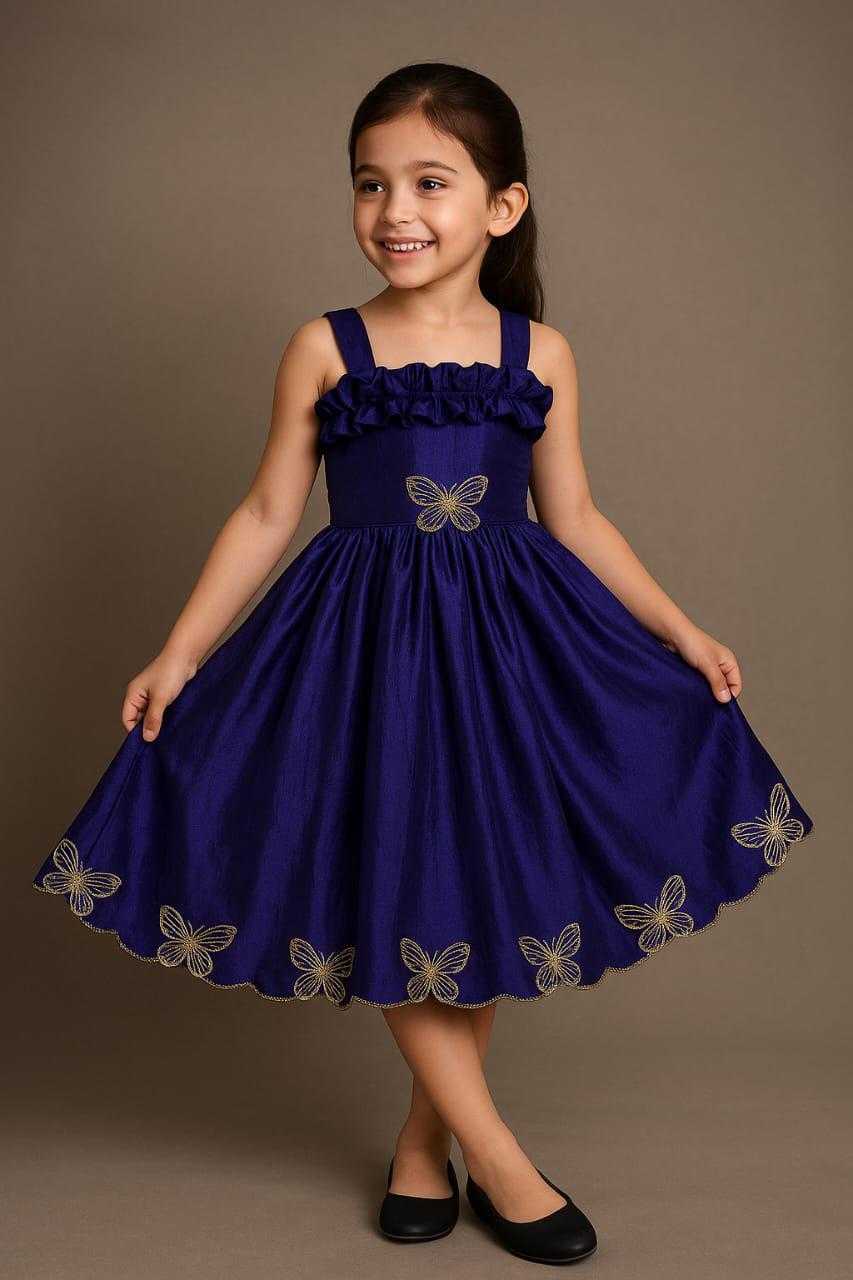 Ynf Space Silk KESH503 8119 Kids Wear Wholesale Kids Frocks Kids Designer Frock Kids Party Wear Ethnic Manufacturer- Kapda Export