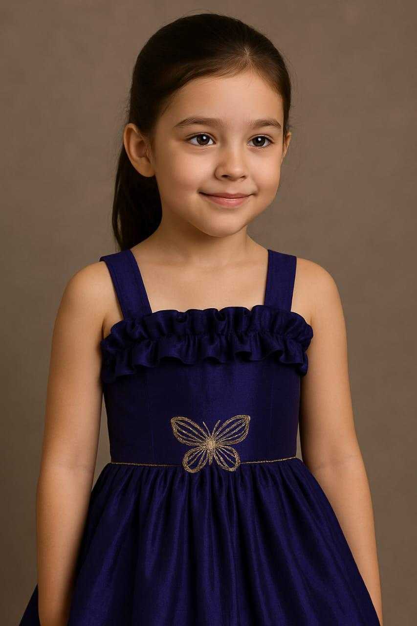 Ynf Space Silk KESH503 8119 Kids Wear Wholesale Kids Frocks Kids Designer Frock Kids Party Wear Ethnic Manufacturer- Kapda Export