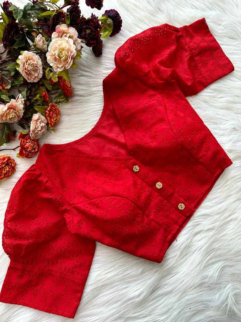 Ynf Tussar Silk KESH437 Hit - 03 Readymade Blouses Festive Collections Wholesale V-Neck Blouses Fashion Blouse Silk Blouse Manufacturer- Kapda Export