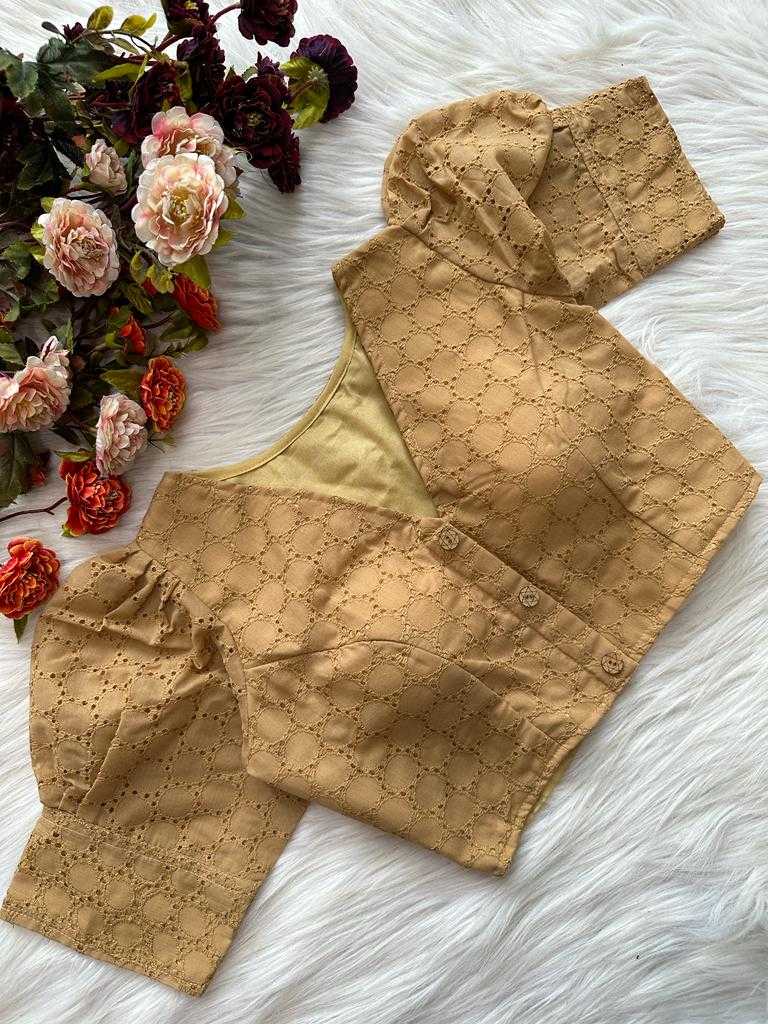 Ynf Tussar Silk KESH437 Hit - 03 Readymade Blouses Festive Collections Wholesale V-Neck Blouses Fashion Blouse Silk Blouse Manufacturer- Kapda Export