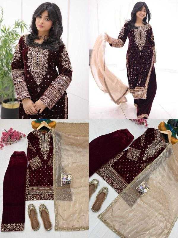 Ynf Velvet KESH492 1430 Suits & Dresses Wholesale Bridal Suits Designer Suits Long Kurti Suits Manufacturer- Kapda Export