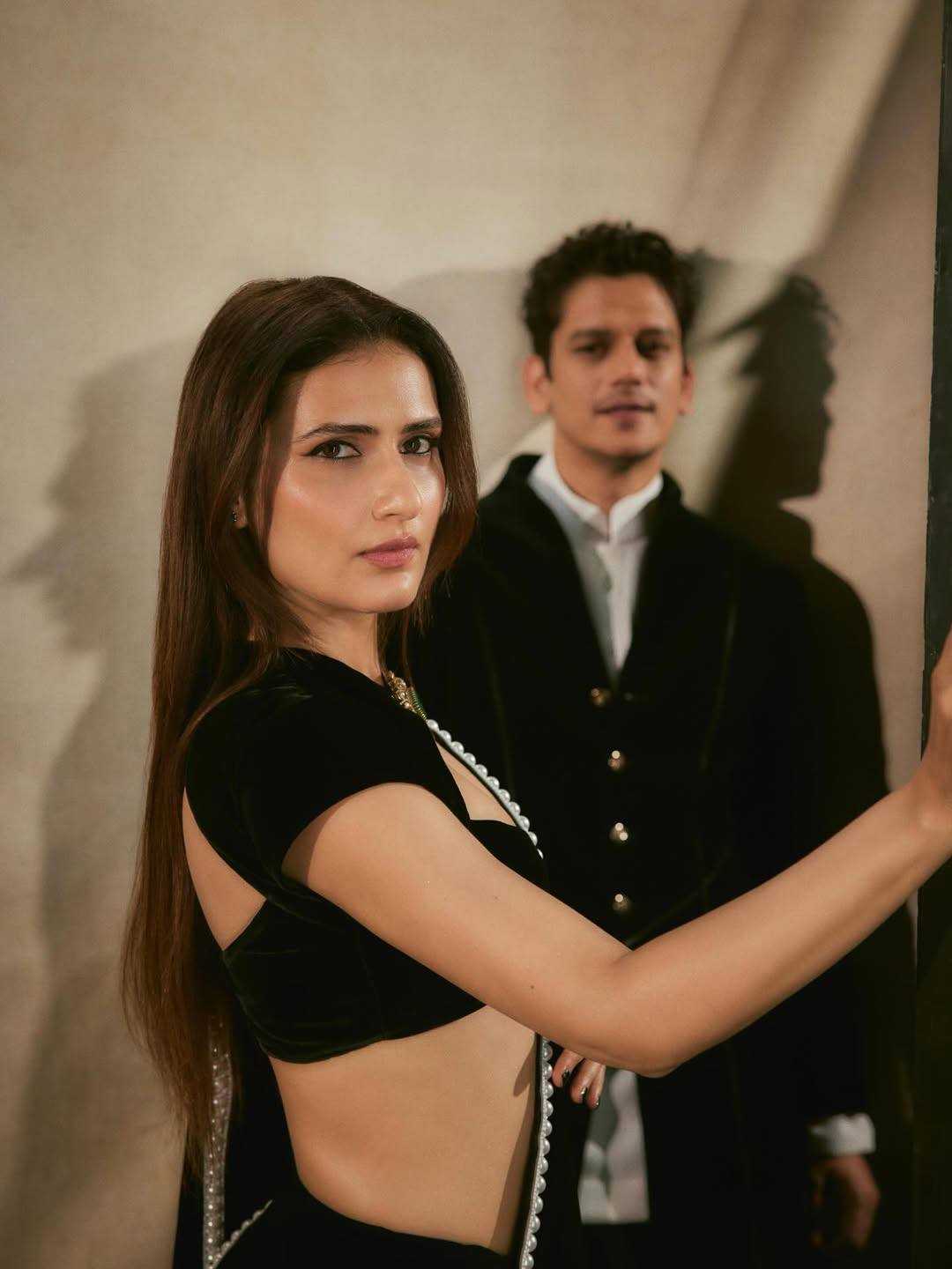 Ynf Velvet KESH621 Black Beauty Sarees Bollywood Collections Wholesale Party Wear Sarees Velvet Sarees Fatima Sana Shaikh Collections Manufacturer- Kapda Export