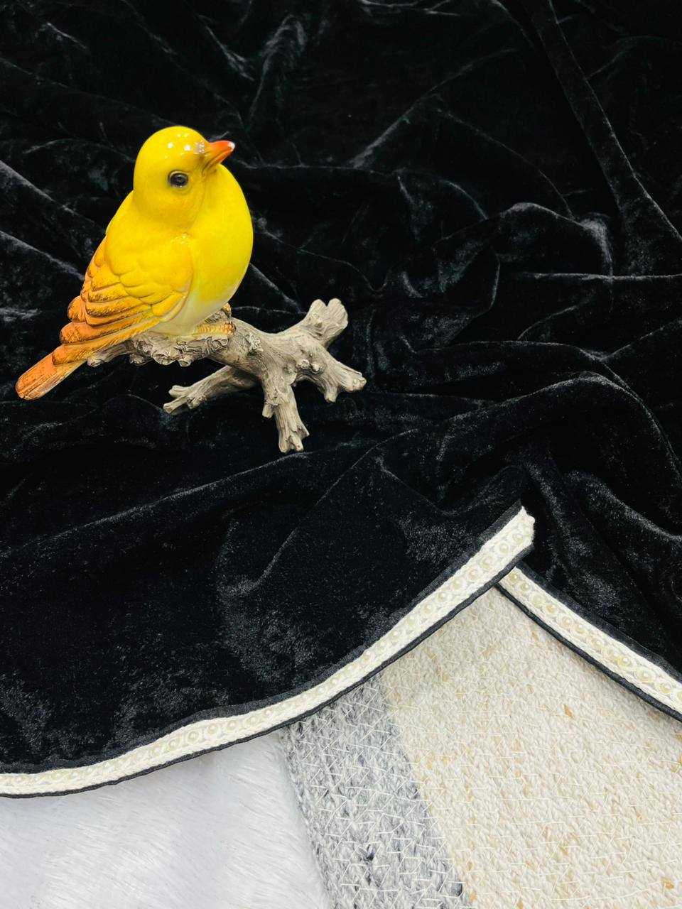 Ynf Velvet KESH621 Black Beauty Sarees Bollywood Collections Wholesale Party Wear Sarees Velvet Sarees Fatima Sana Shaikh Collections Manufacturer- Kapda Export