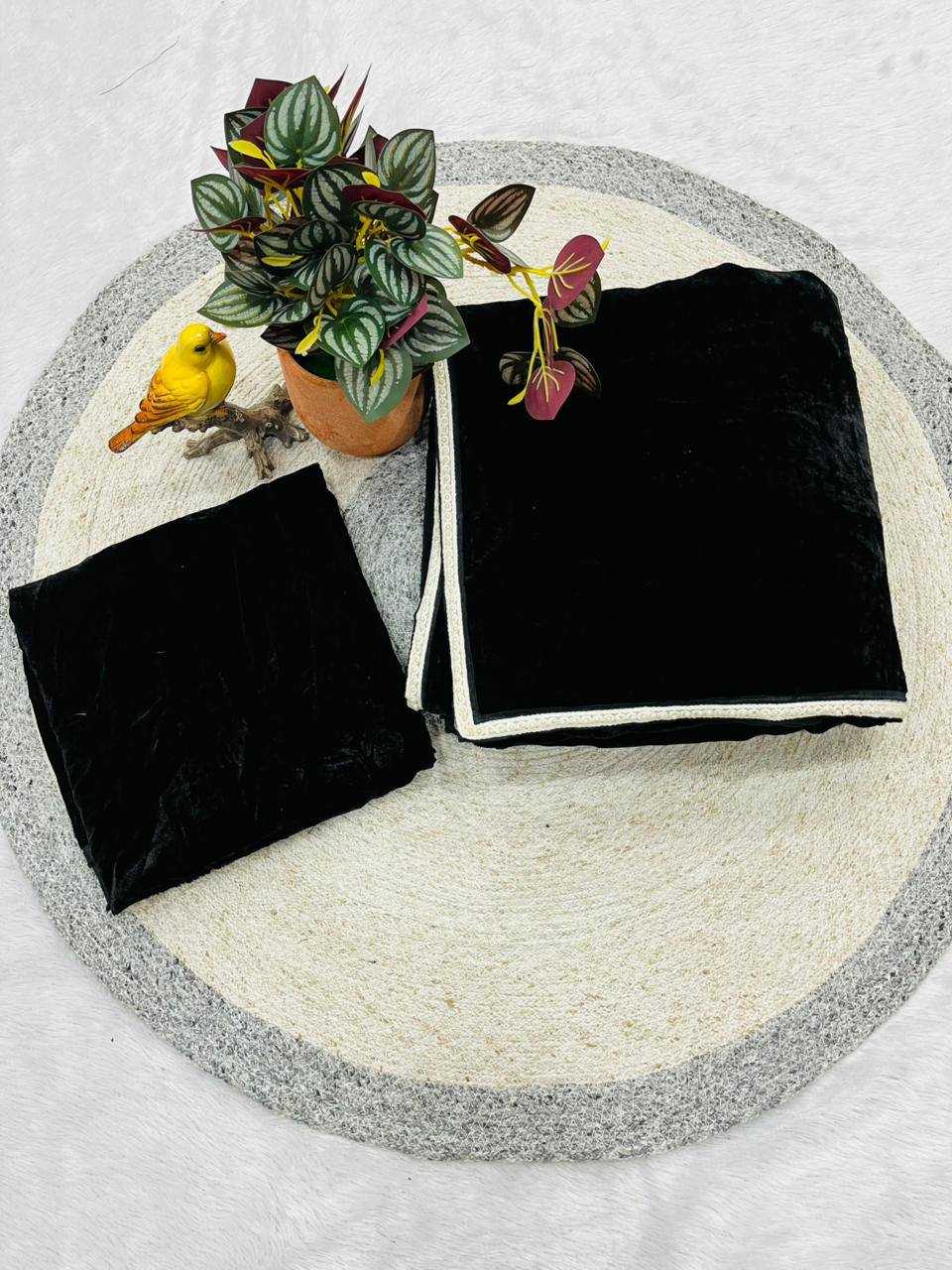 Ynf Velvet KESH621 Black Beauty Sarees Bollywood Collections Wholesale Party Wear Sarees Velvet Sarees Fatima Sana Shaikh Collections Manufacturer- Kapda Export