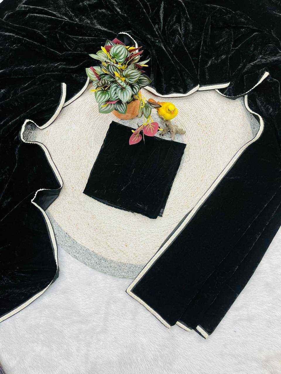 Ynf Velvet KESH621 Black Beauty Sarees Bollywood Collections Wholesale Party Wear Sarees Velvet Sarees Fatima Sana Shaikh Collections Manufacturer- Kapda Export