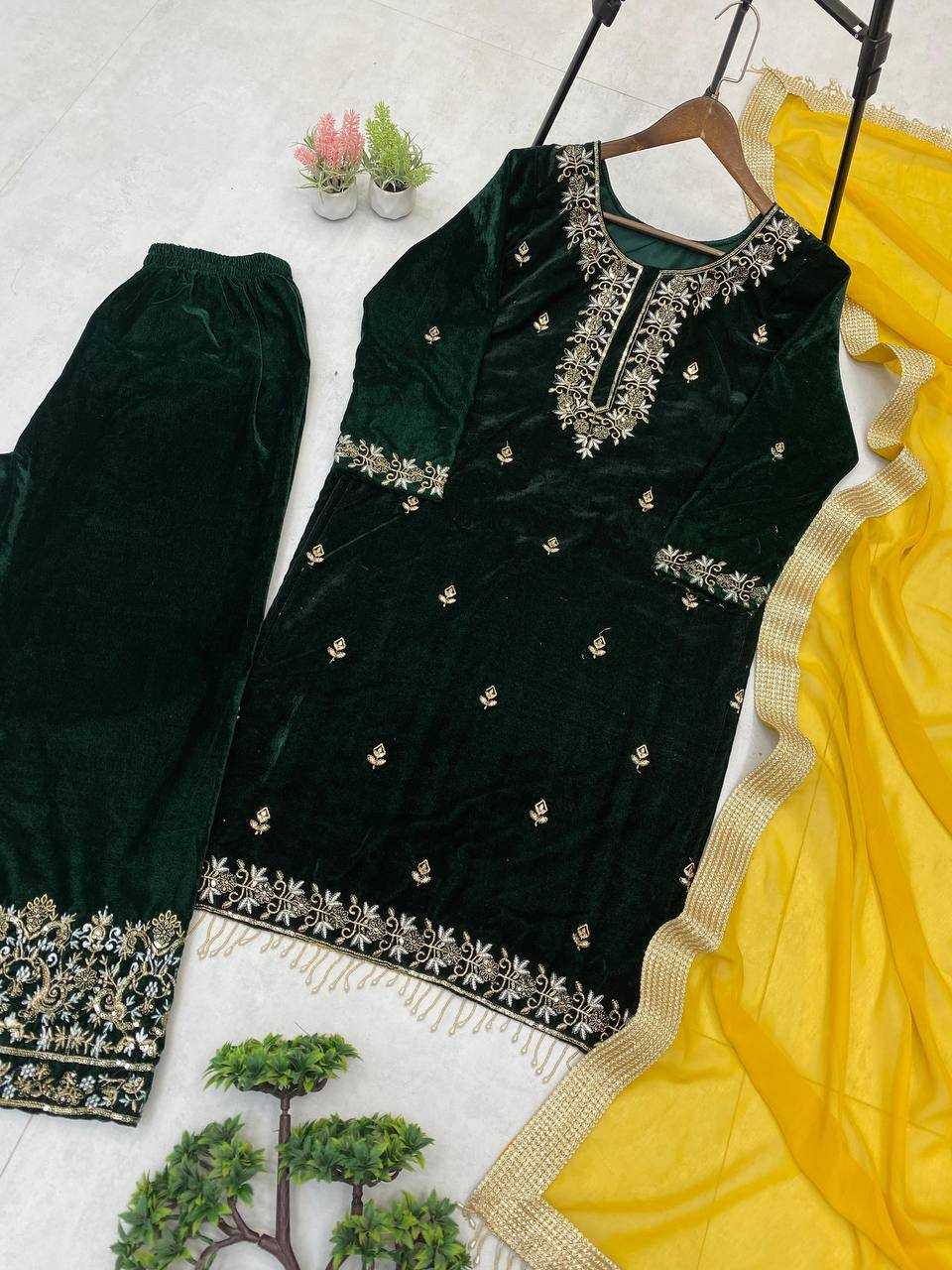 Ynf Velvet RIN141 2036 Kurti Wholesale Kurti Bottom With Dupatta Ladies Kurti Fancy Kurti Manufacturer- Kapda Export