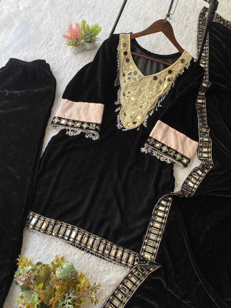 Ynf Velvet RIN141 2043 Suits & Dresses Wholesale Embroidery Suits Palazzo Suit Long Kurti Suits Manufacturer- Kapda Export