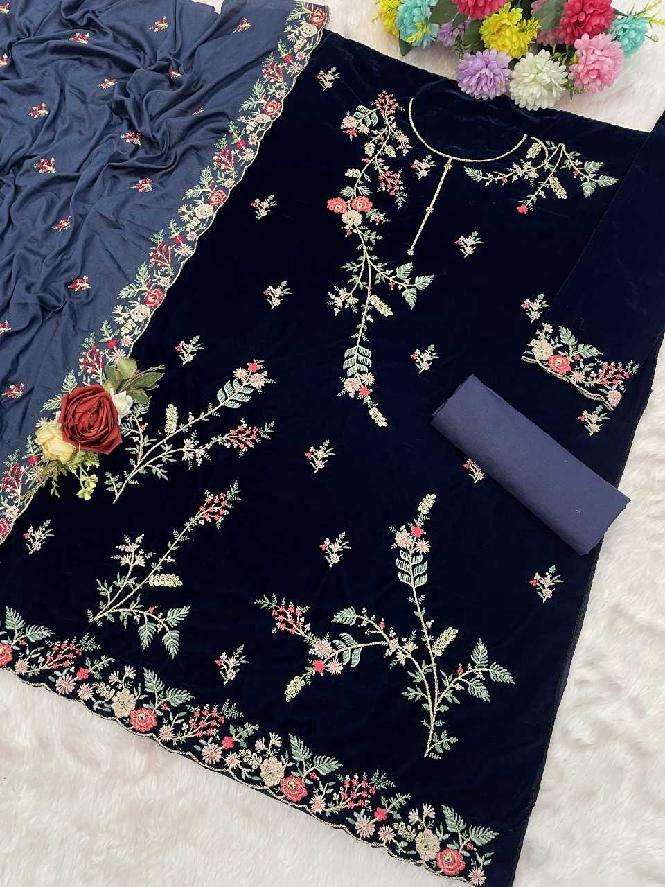 Ynf Velvet RIN236 1321 Kurti Islamic Clothing Wholesale Festive Kurtis Ethnic Kurtis Long Kurtis Manufacturer- Kapda Export