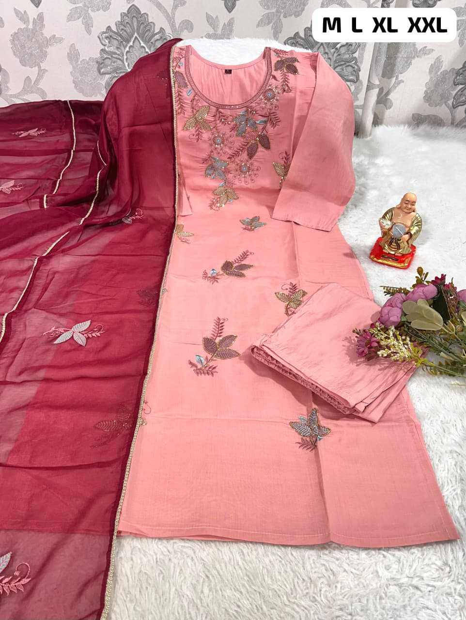 Ynf Viscose KESH594 ZUNIC Kurti Wholesale Festive Kurtis Designer Kurtis Kurti Bottom With Dupatta Manufacturer- Kapda Export