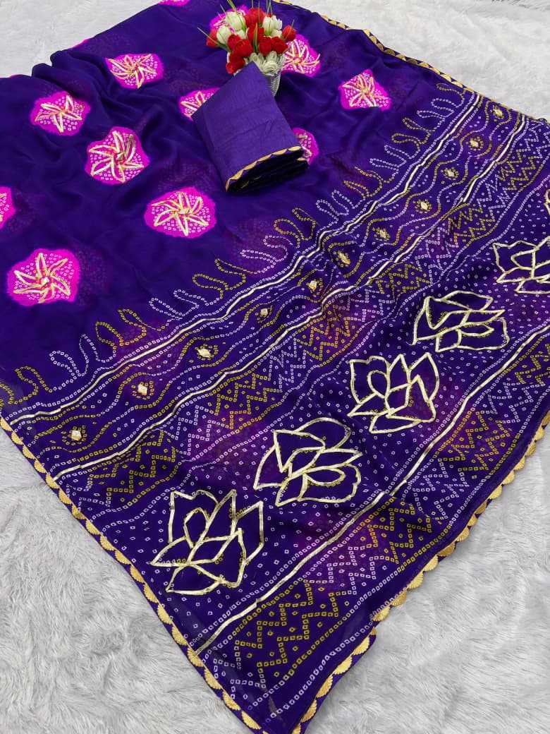 Ynf Art Silk KESH584 remen Sarees Wholesale Bandhani Bandhej Sarees Gota Work Saree Traditional Sarees Manufacturer- Kapda Export