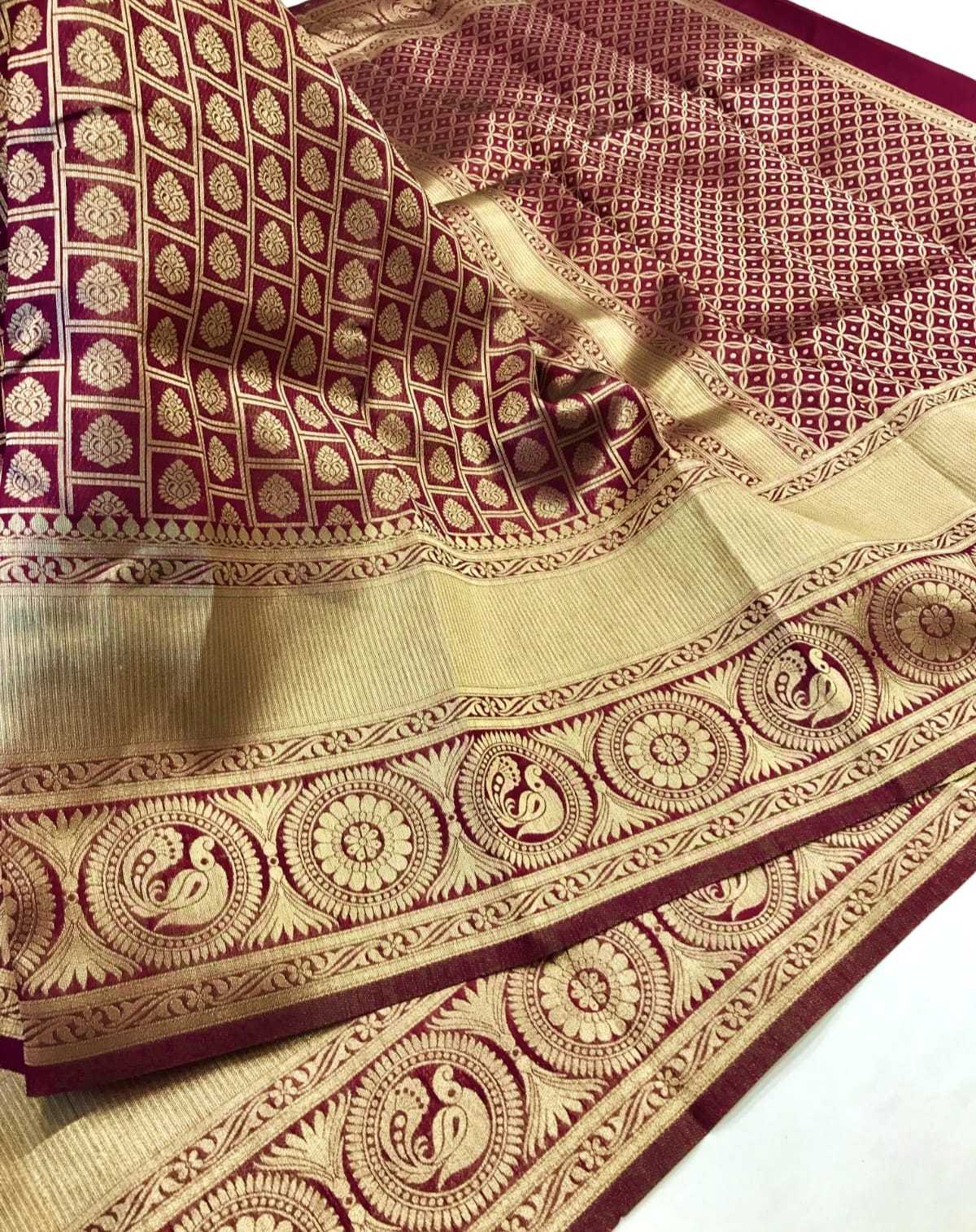 Ynf Banarasi Soft Silk KESH548 RAJKUMAR Sarees Wholesale Printed Sarees Modern Sarees Golden Sarees Manufacturer- Kapda Export