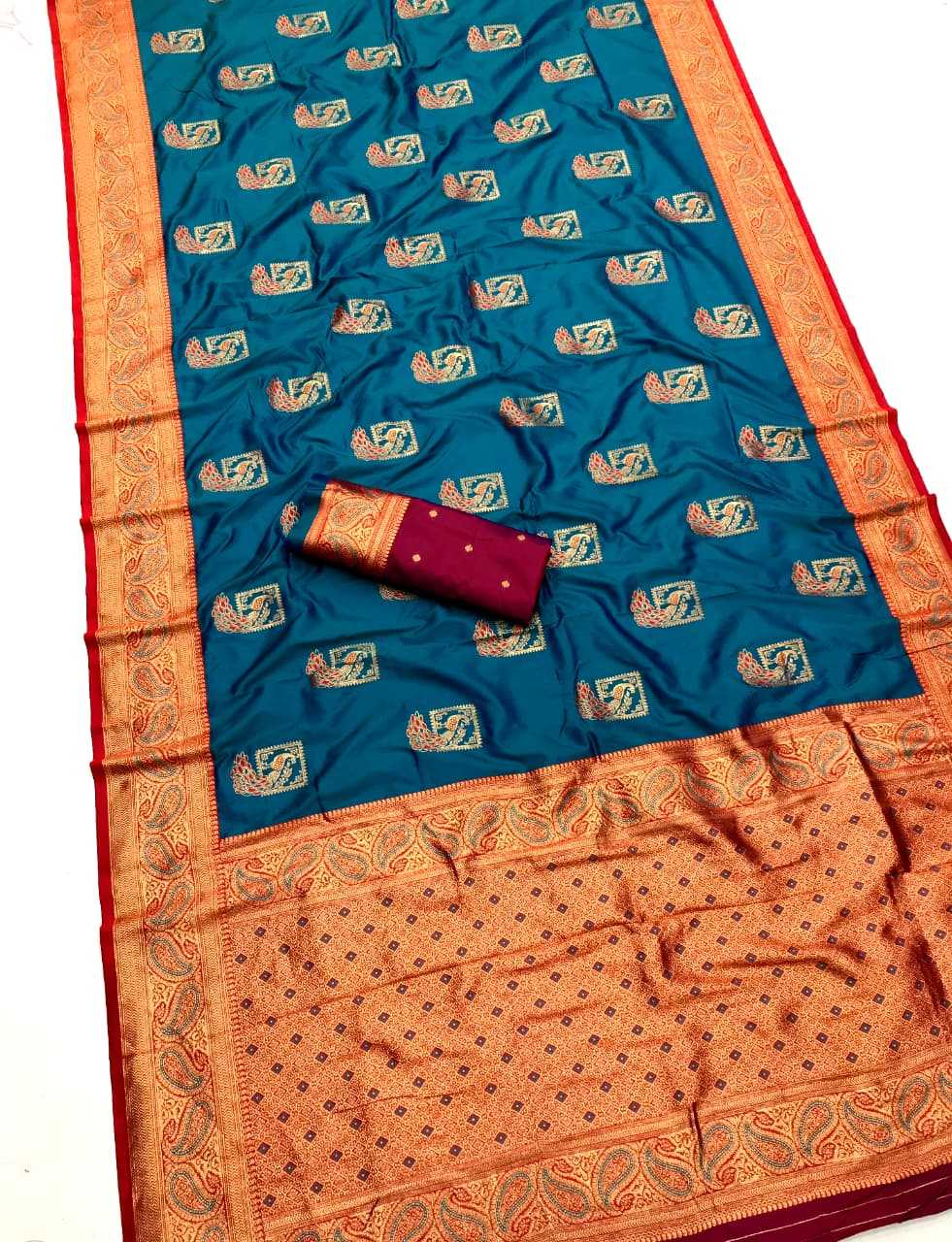 Ynf Banarasi Soft Silk KESH663 Ferrari Sarees Wholesale Designer Sarees Zari Border Sarees Golden Sarees Manufacturer- Kapda Export