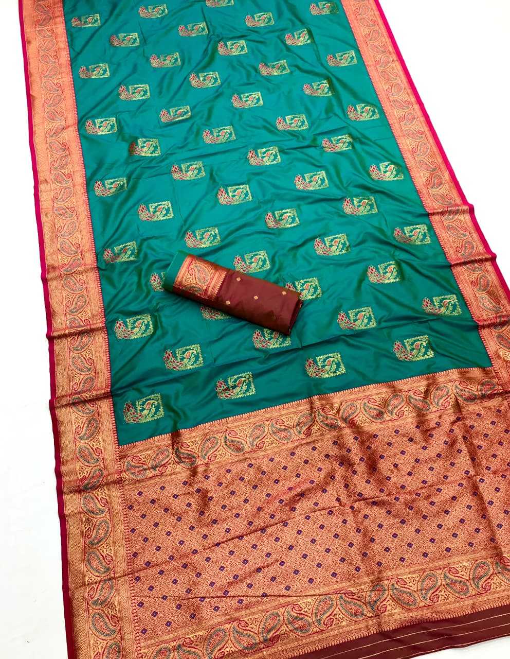 Ynf Banarasi Soft Silk KESH663 Ferrari Sarees Wholesale Designer Sarees Zari Border Sarees Golden Sarees Manufacturer- Kapda Export