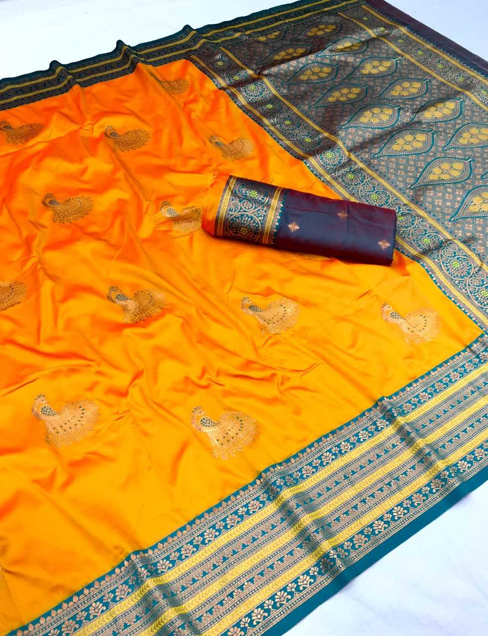 Ynf Banarasi Soft Silk KESH663 Fronx Sarees Wholesale Designer Sarees Zari Border Sarees Golden Sarees Manufacturer- Kapda Export