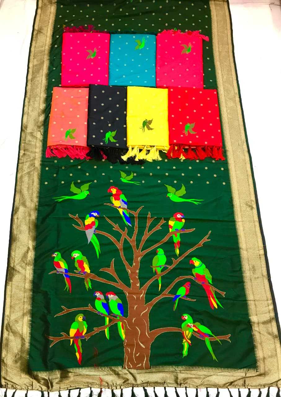 Ynf Banarasi Soft Silk KESH663 HYCROSS Sarees Wholesale Printed Sarees Zari Border Sarees Golden Sarees Manufacturer- Kapda Export