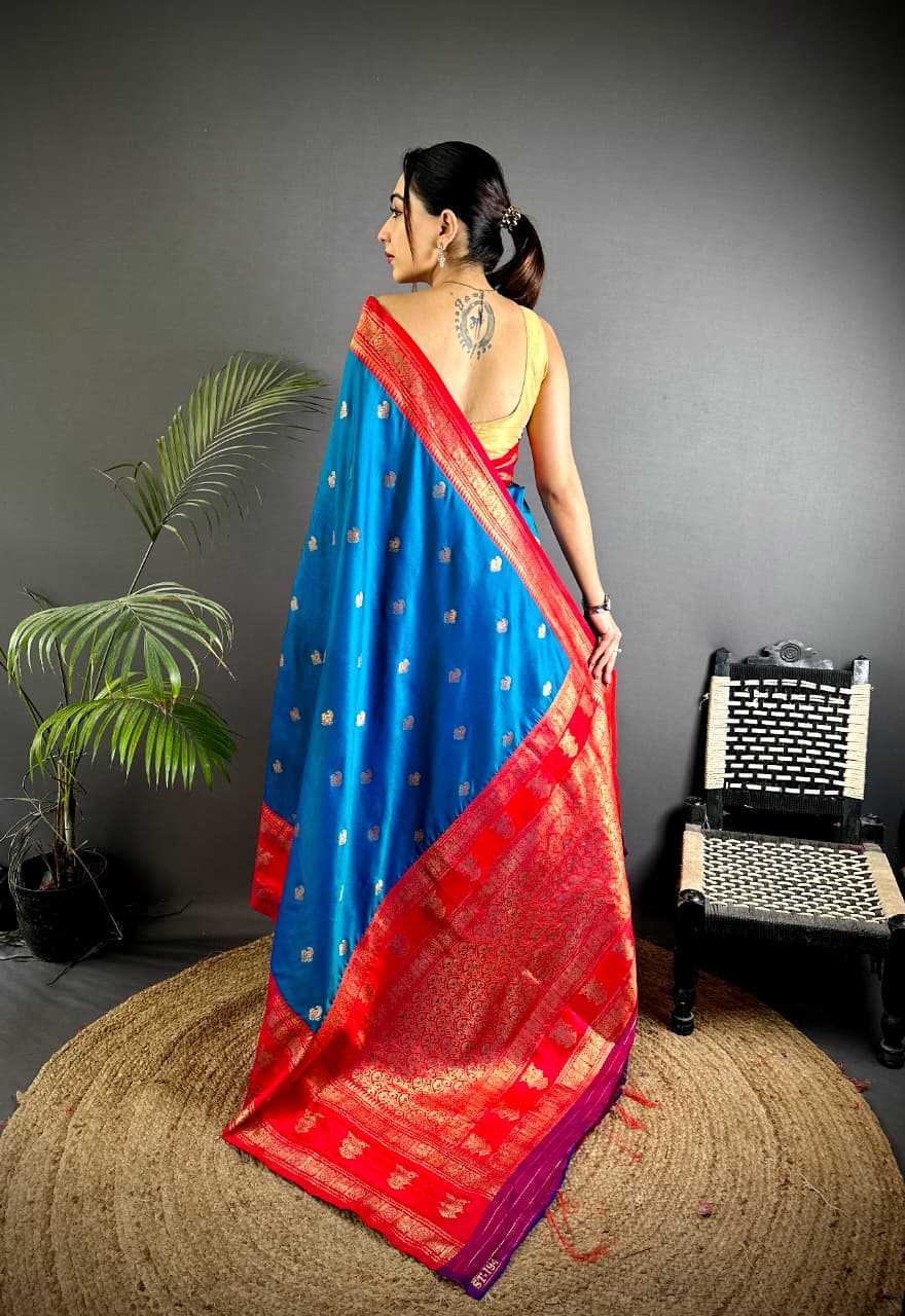 Ynf Banarasi Soft Silk KESH663 Victoris Sarees Wholesale Printed Sarees Zari Border Sarees Golden Sarees Manufacturer- Kapda Export