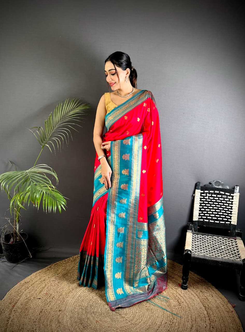 Ynf Banarasi Soft Silk KESH663 Victoris Sarees Wholesale Printed Sarees Zari Border Sarees Golden Sarees Manufacturer- Kapda Export