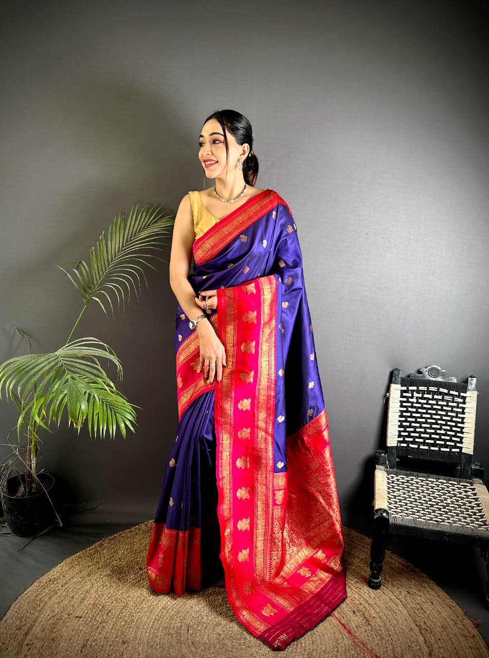 Ynf Banarasi Soft Silk KESH663 Victoris Sarees Wholesale Printed Sarees Zari Border Sarees Golden Sarees Manufacturer- Kapda Export