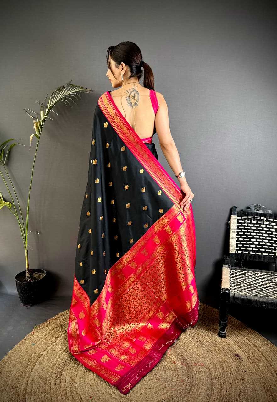 Ynf Banarasi Soft Silk KESH663 Victoris Sarees Wholesale Printed Sarees Zari Border Sarees Golden Sarees Manufacturer- Kapda Export