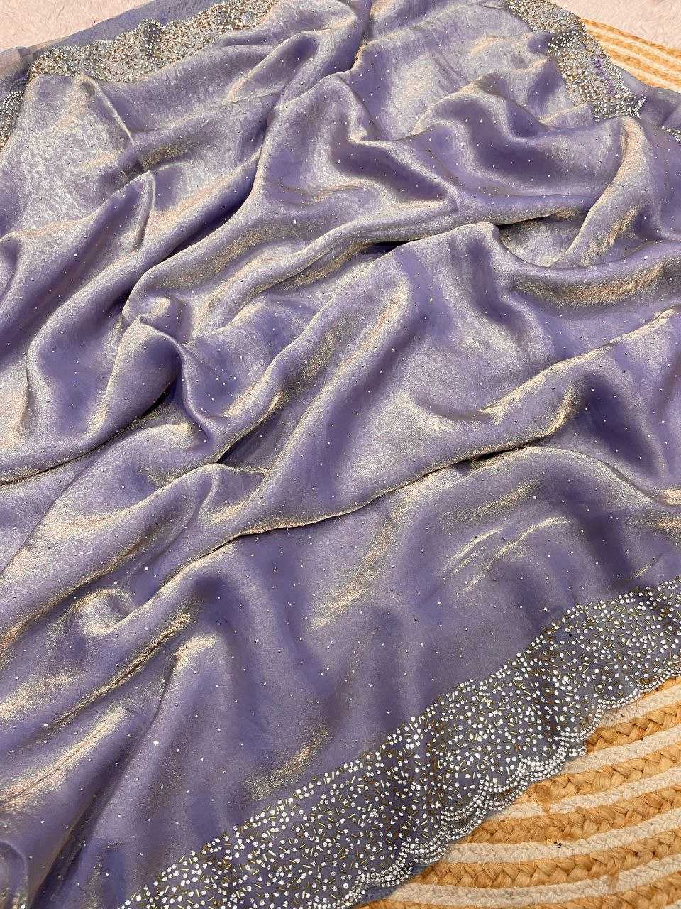 Ynf Blooming RIN230 612 Sarees Festive Collections Wholesale Swarovski Sarees Silk Sarees Sarees With Blouse Manufacturer- Kapda Export