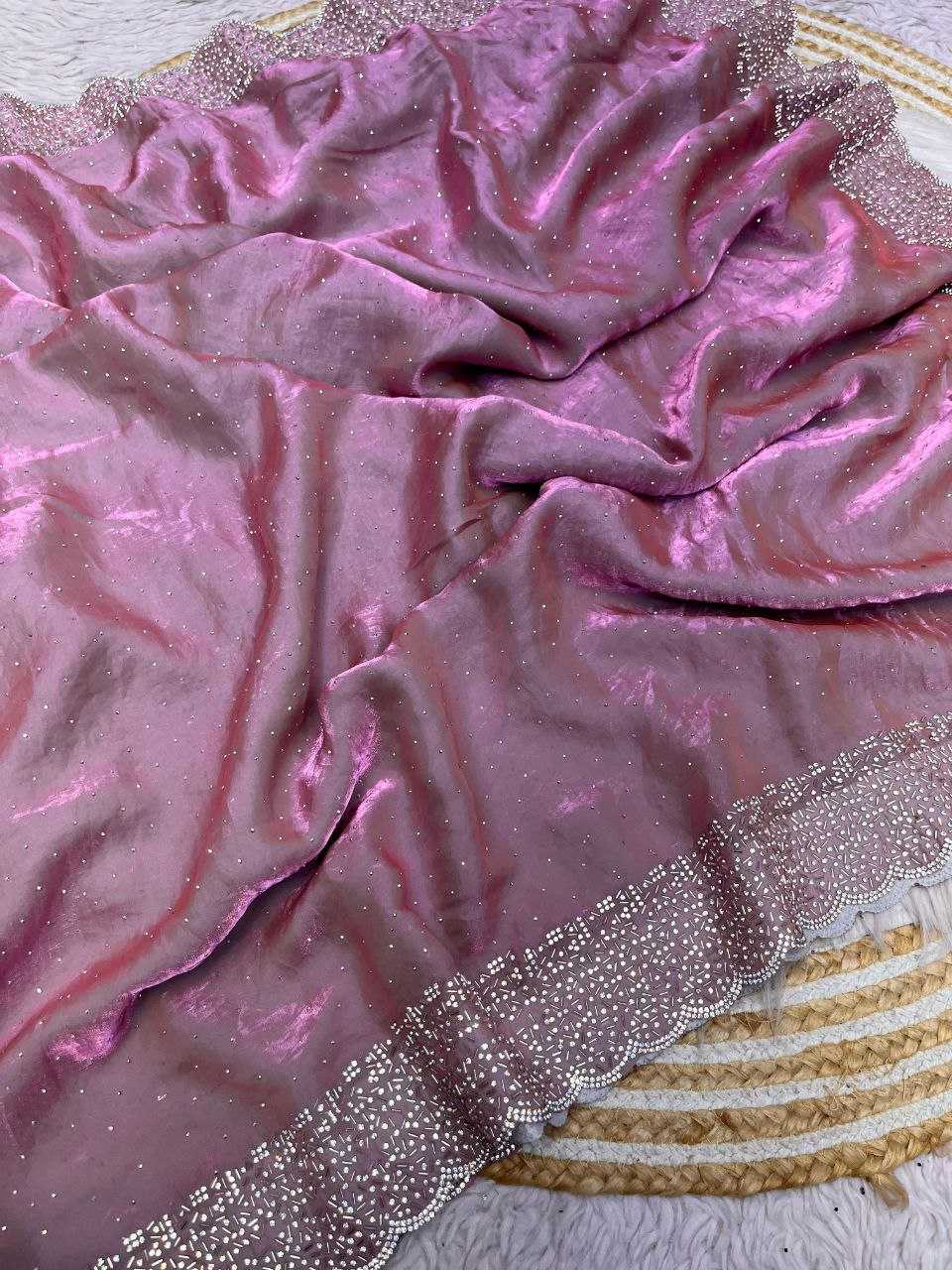 Ynf Blooming RIN230 612 Sarees Festive Collections Wholesale Swarovski Sarees Silk Sarees Sarees With Blouse Manufacturer- Kapda Export