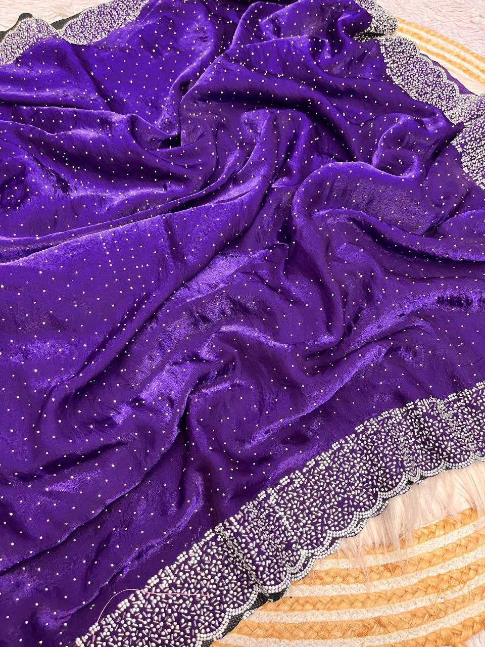 Ynf Blooming RIN230 612 Sarees Festive Collections Wholesale Swarovski Sarees Silk Sarees Sarees With Blouse Manufacturer- Kapda Export