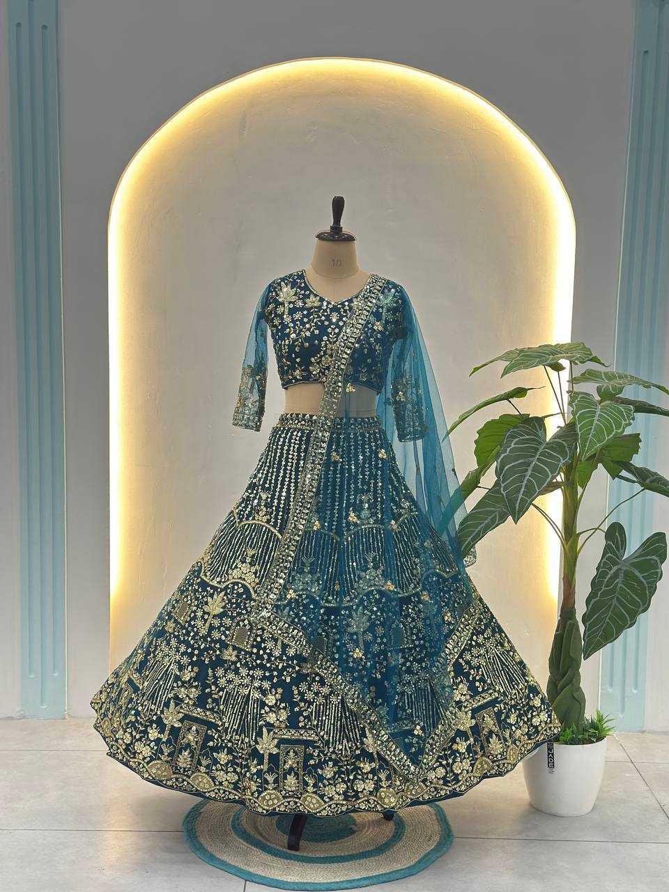 Ynf Burberry Silk KESH533 5167 Lehengas Wholesale Bridal Lehenga Wedding Lehenga Net Lehenga Choli Manufacturer- Kapda Export