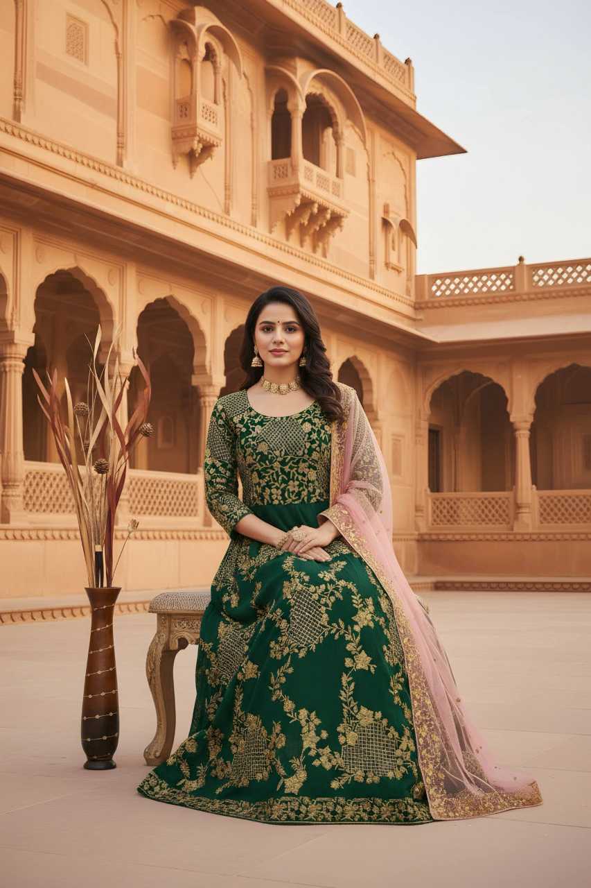 Ynf Butterfly Net KESH533 5159 Lehengas Wholesale Wedding Lehenga Embroidered Lehenga Sequins Lehenga Manufacturer- Kapda Export