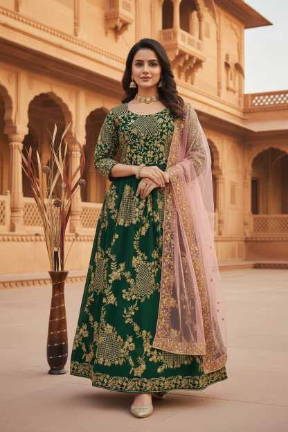 Ynf Butterfly Net KESH533 5159 Lehengas Wholesale Wedding Lehenga Embroidered Lehenga Sequins Lehenga Manufacturer- Kapda Export