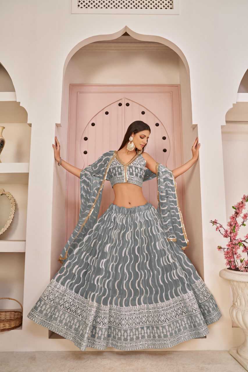Ynf Butterfly Net KESH648 1191 Lehengas Wedding Collections Wholesale Embroidered Lehenga Net Lehenga Choli Zari Work Lehenga Manufacturer- Kapda Export